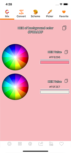 Color Scheme, Mix & Converter